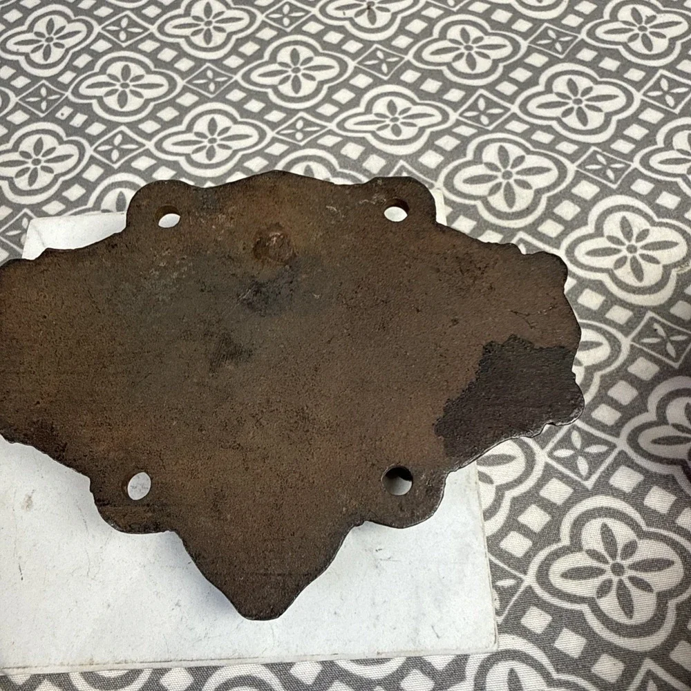 Vintage Cast Iron Bull Head Longhorn Door Knocker Farmhouse Decor. 4.5
